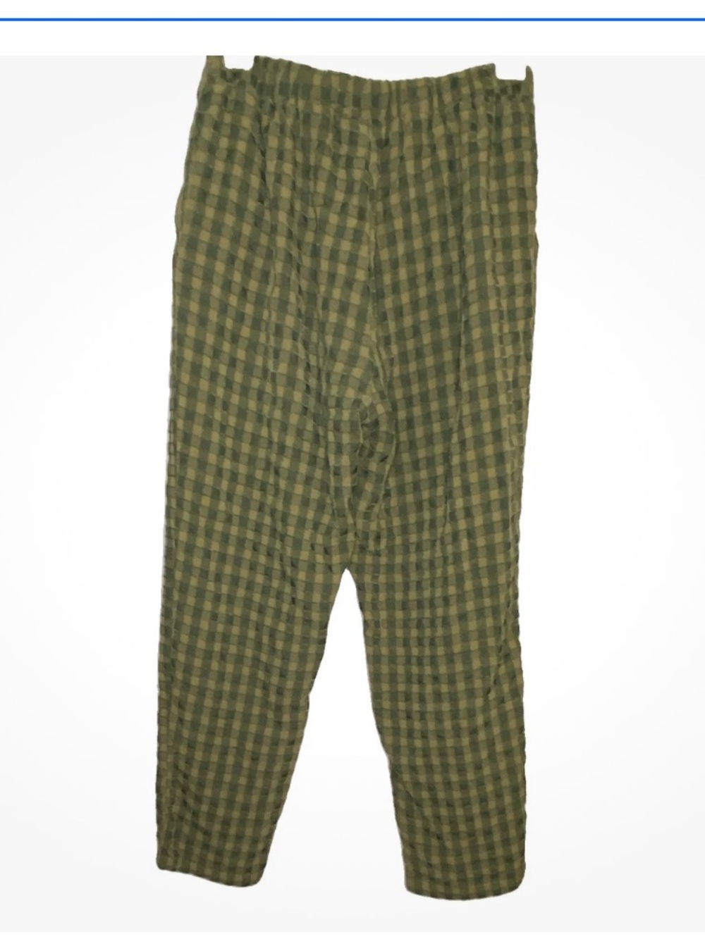 willow-root and Beige Checked Women's Dress Pants